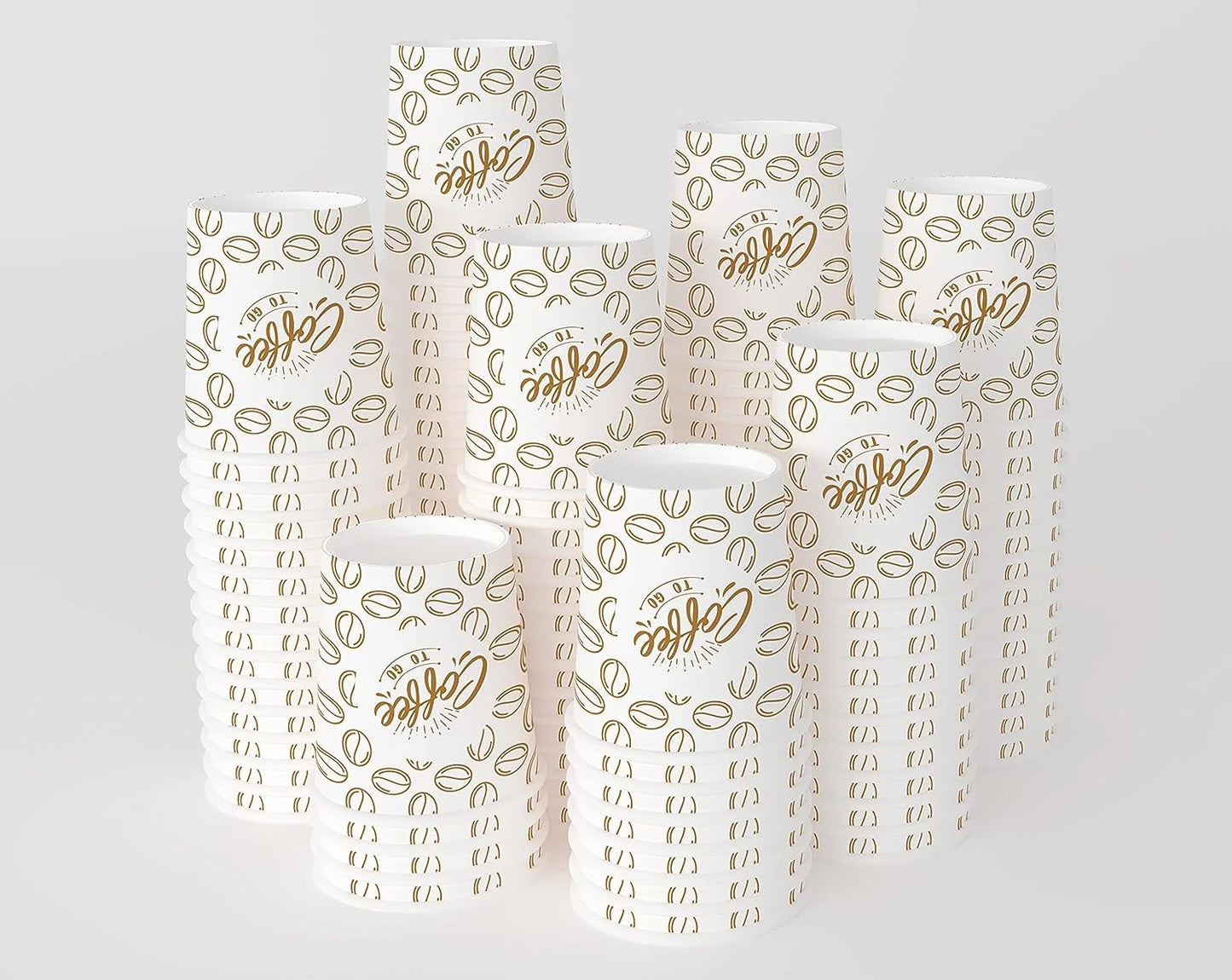 Caramont 4 Oz 1000 Espresso Gobelets en Carton,Écologique,Jetables,Résistant à la Chaleur,Carton Qualité,Idéal pour Toutes Les Boissons Chaudes ;Café,Thé,Chocolat etc. -1000
